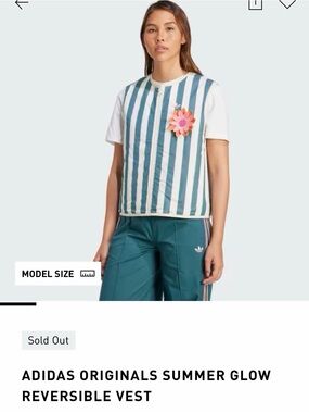 adidas originals summer glow reversible vest